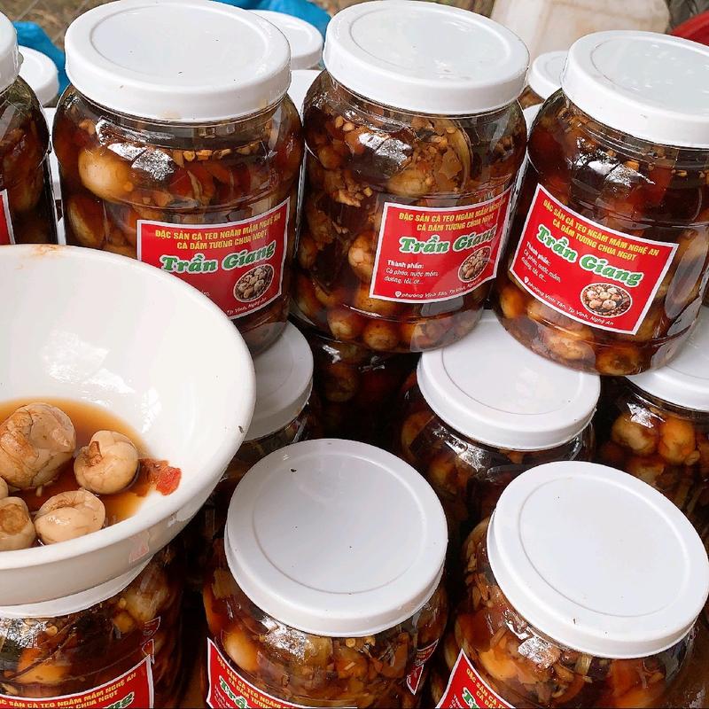 Đặc sản Cà teo ngâm mắm xứ Nghệ Trần Giang loại dòn ngon đặc biệt 1kg - vừa ăn 3