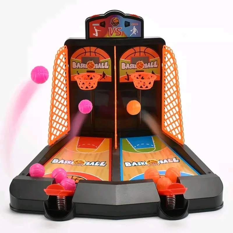 Mainan Board Game Anak Mini Basket Ball Shooting Papan Tembakan Bola Set Hadiah Cowok Cewek dewasa plastik Toys 3