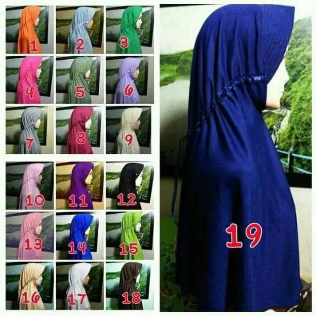 KERUDUNG ANAK SEKOLAH TK SD SMP DAN SMA TERLARIS SERUT RENDA SAMPING  ASTRI