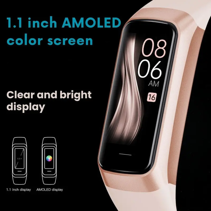 EFFEOKKI 1.1 Inch Multifunctional Smart Watch, 1 Count Fashionable Digital Watch with Multi-sports Modes, Waterproof Sports Watch for Women & Men, Electronic Gadgets, Cyber 6