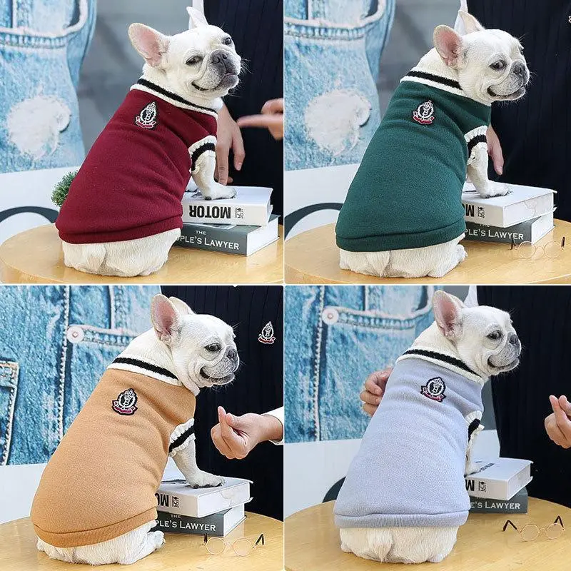 เสื้อกั๊กฤดูใบไม้ร่วงและฤดูหนาวใหม่ เสื้อผ้าสุนัขสัตว์เลี้ยง อุปกรณ์สไตล์กระโหลก ตุ๊กตาแมว pomei ขายส่ง