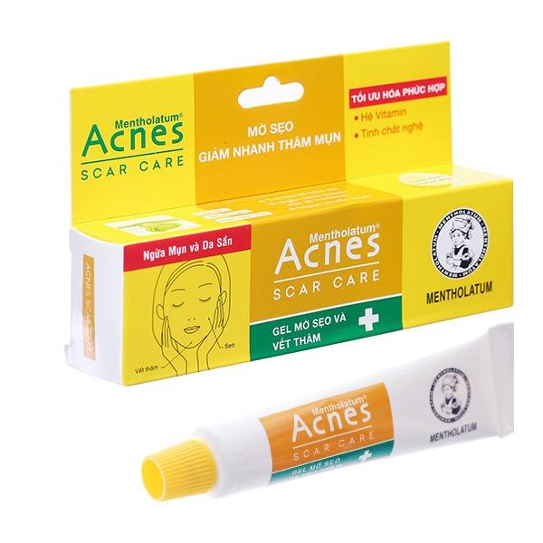 Gel Acnes Scar Care làm mờ sẹo giảm thâm mụn tuýp 12g Nữ Skincare Làm Đẹp Da Chăm Sóc Da