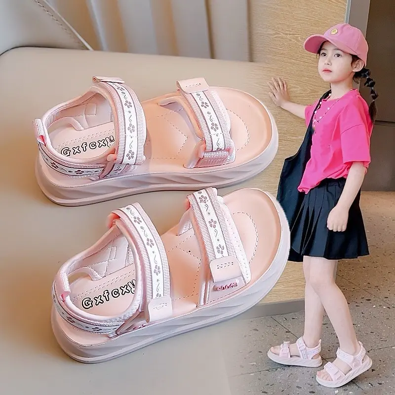 Sandal quail hậu cao cấp bé gái nhẹ êm, phong cách 1