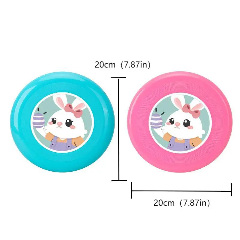 Cartoon Pattern Soft Rubber, 1 Count Outdoor Parent-child Sports Hand Throwing Toy, Flying Disc for Outdoor Sports 1