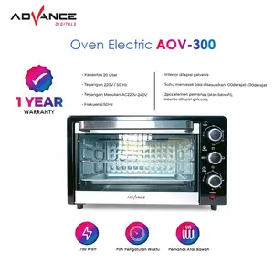 Electric Oven Advance AOV-300 Oven listrik Multifungsi 20L - 750W