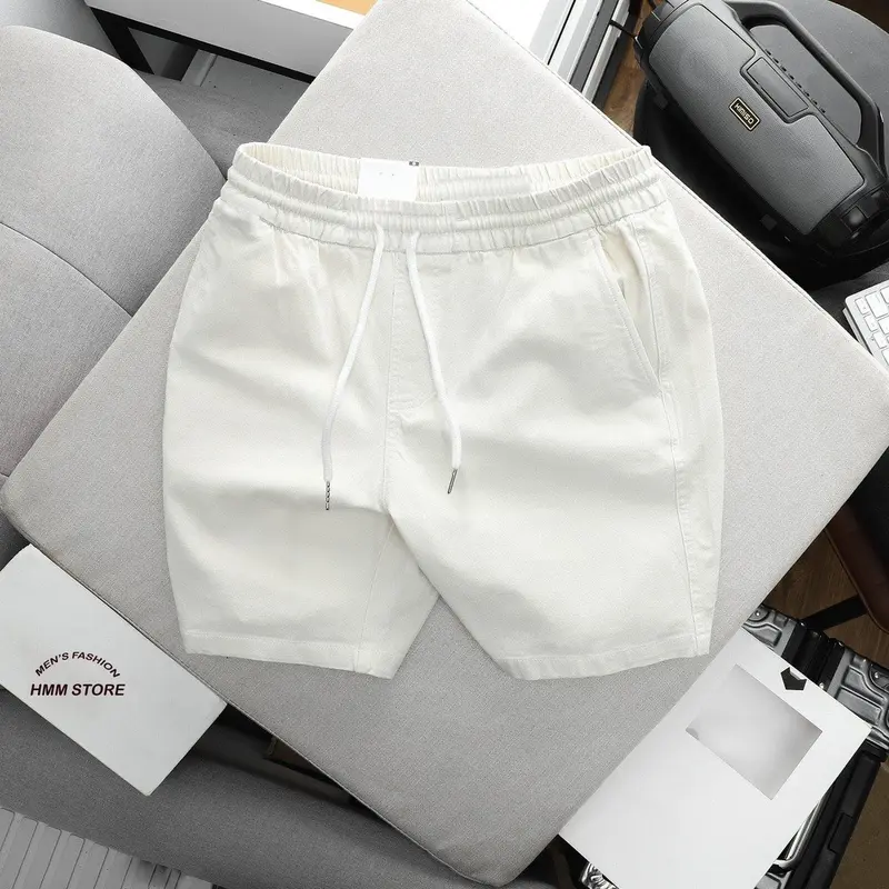 Quần Short Kaki nam, Quần ngắn nam Kaki phối viền, kẻ trẻ trung, phong cách 4