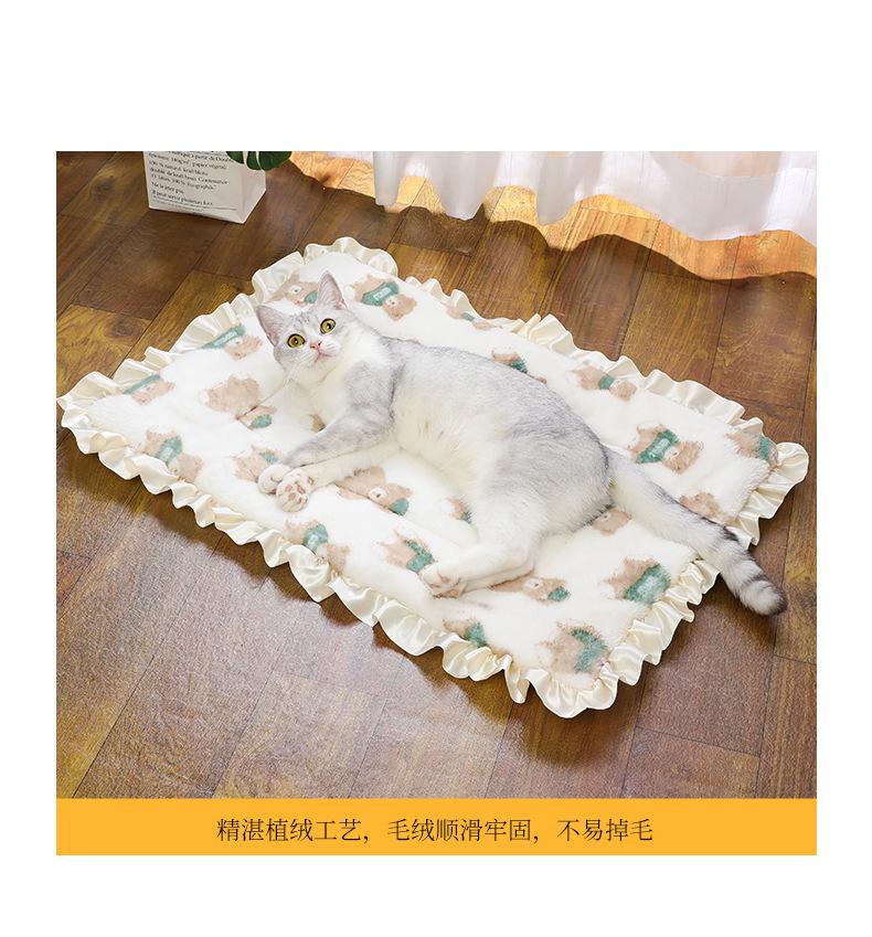 Product Introduction of Thickened Autumn and Winter Warm Floor Mat, Cat for Common Dogs Blanket Mat 26