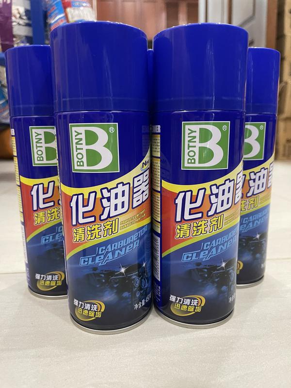 Combo 5 chai xịt xúc bình xăng con vệ sinh họng ga kim phun béc phun siêu sạch Botny 450ml chính hãng nước rửa chế hòa kh