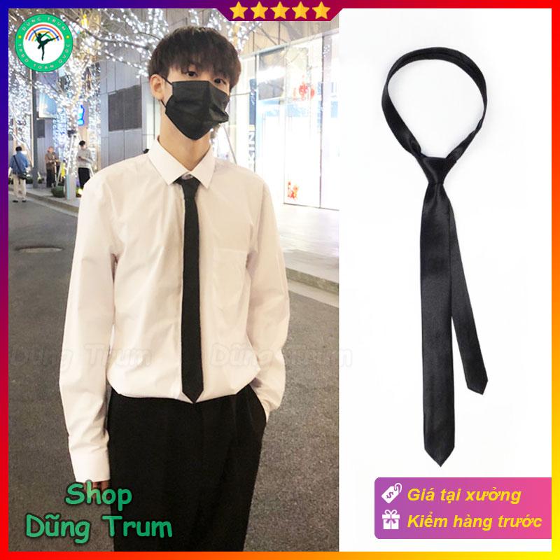 Cà Vạt Nam Nữ Bản Nhỏ 5cm - Cà Vạt Kỷ Yếu Học Sinh Phong Cách Hàn Quốc
