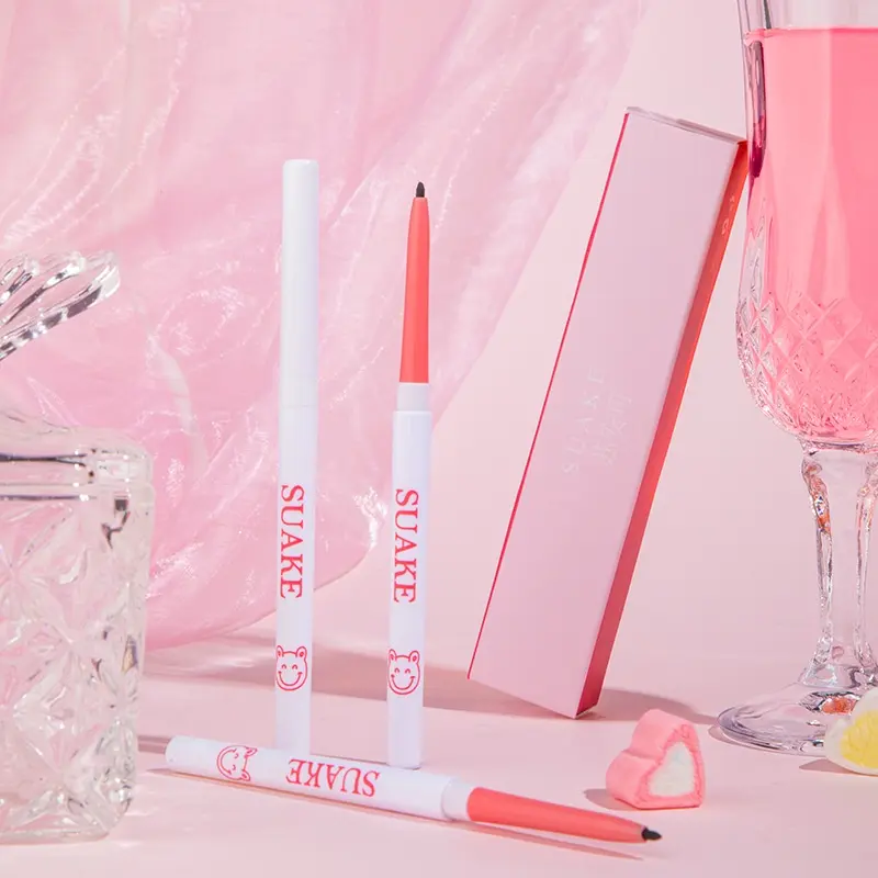 Bút chì kẻ mắt dạng gel, màu đen tươi, nhanh khô, không ố, không thấm nước, lâu trôi Nữ Cosmetic 4