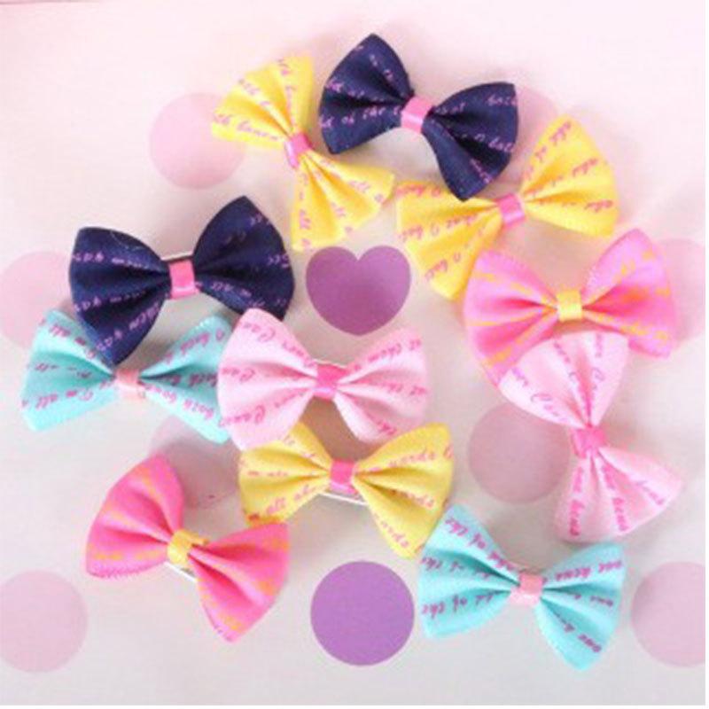 Kẹp Tóc Nơ Cho Thú Cưng, Kích Thước Nhỏ, Kẹp Tóc Đầy Màu Sắc, Thích Hợp Cho Chó Và Mèo Teddy, cài tóc, Trang Phục Cho Thú Cưng, Kẹp Tóc Dễ Thương 3