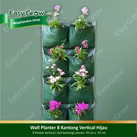 Gambar Easy Grow Wall Planter 8 Kantong Vertikal Warna Hijau dari Easy Grow_NEW Kab. Gunungkidul 1 Tokopedia