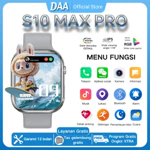 DAA Official Store Smartwatch S11 Max Pro 100% baru Original Mendukung operasigerakanwith 2.1" HD AMOLED DisplayWaterproof Bluetooth Call Smartwatchwireless charging Dan Ganti WallpapperJam Tangan Smartwatch Monitor DetakJantung