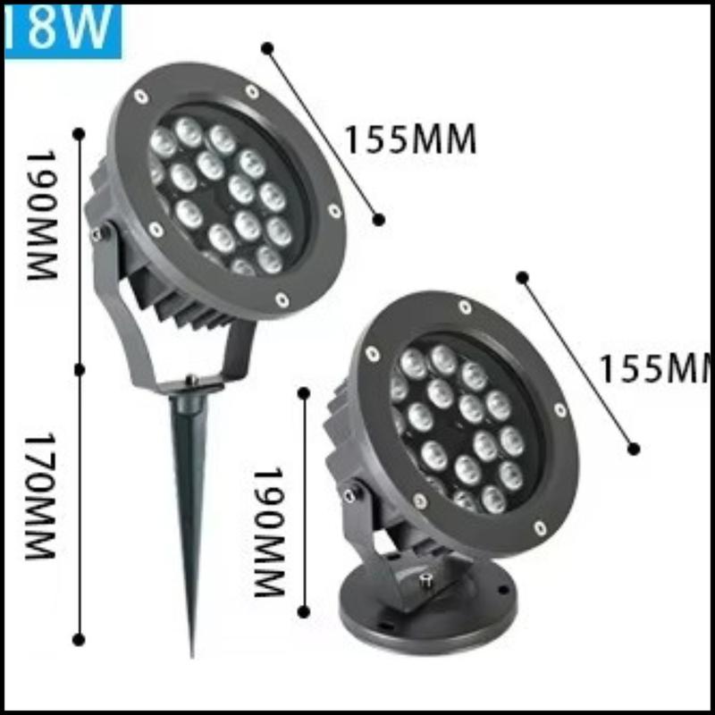 Đèn Led Chiếu Cây - Đèn Chiếu Điểm, Đèn Rọi Cây Ngoài Trời Công Suất 3W, 5W, 6W, 7W, 9W, 12W, 18W, 24W Full Màu 4