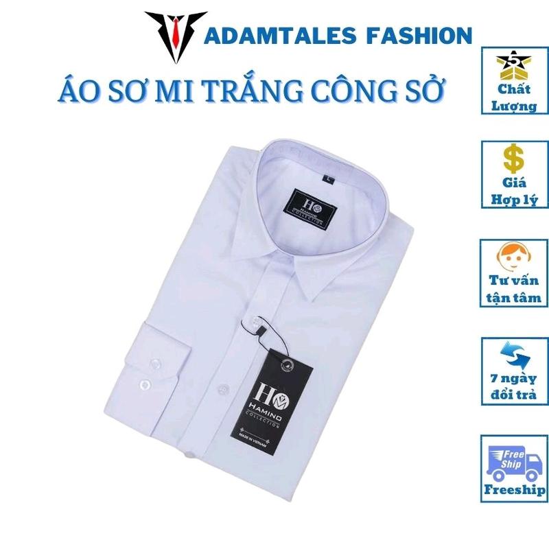 [Hàng VNXK]Áo sơ mi trắng dài tay công sở ATF-003 để mặc công sở hoặc chú Rể form slim fit ôm dáng kiểu thời trang Hàn Quốc cho giới trẻ, chất cotton lụa cao cấp chống nhăn. 4