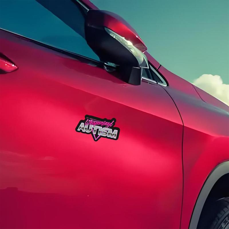 Product Introduction of Letter Pattern Car Sticker, Creative Universal Decorative Sticker, Waterproof Strong Adhesive Sticker for Car Decoration 14