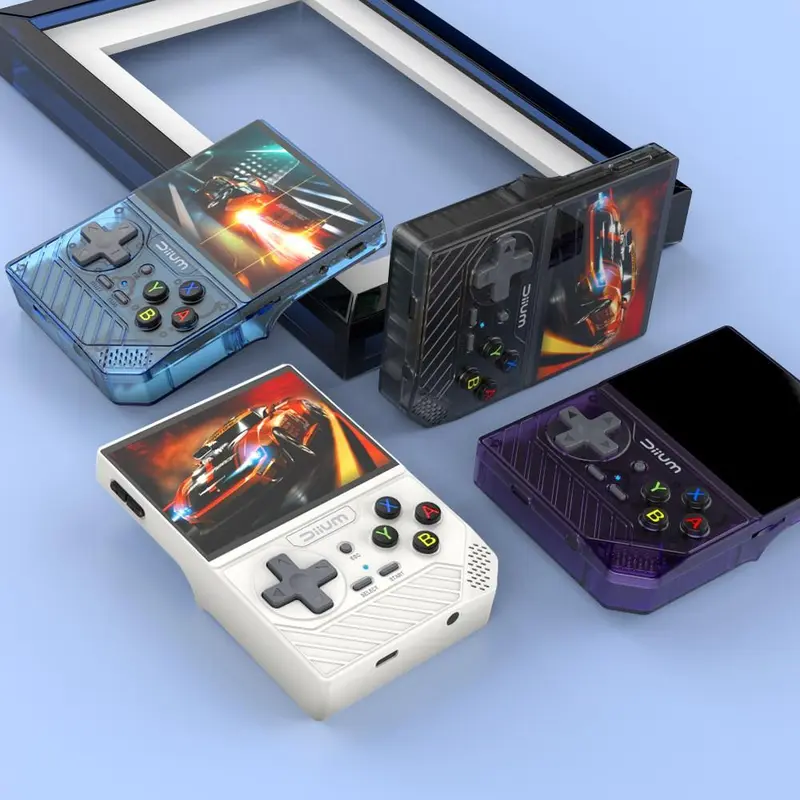 D008 Pocket Gaming Console, 64G/128G Portable Retro Arcade Game, Nostalgia 3D Pocket Gaming Console, Birthday Gift for Boys & Girls, Christmas Gift 0