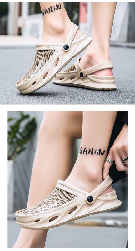 Product Introduction of Men's Anti Slip Thick Soled Sports and Leisure Beach Sandals for Outdoor Wear with Slippers Male Summer Sandals Comfortable 1