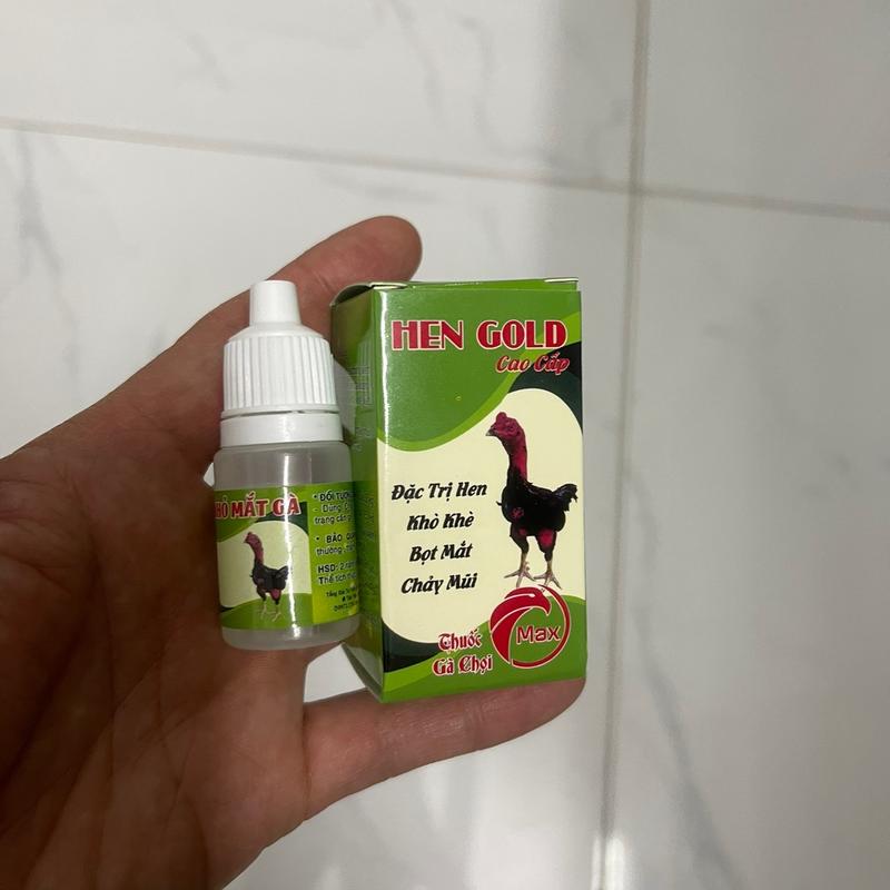 Hen Gold kèm nhỏ mắt Max dùng cho gà chọi và gia cầm
