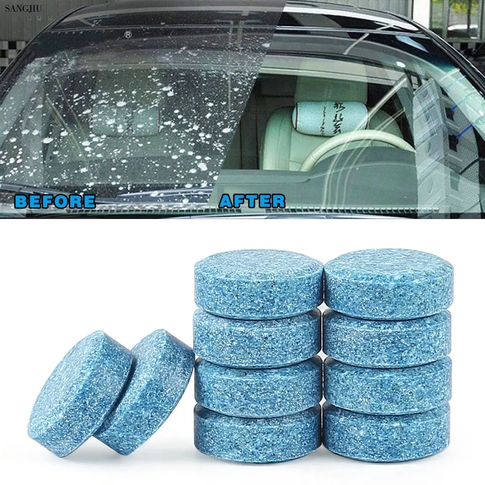 Pembersih Cermin Kereta, 1PC / 1 biji, untuk Kaca Depan dan Tingkap, Pepejal, Pembersihan 2 gram, Sesuai untuk Kaca dan Tingkap, Pembersih Kaca, Pembersih Cermin Kereta, Pengelap Kaca Pepejal, Pembersihan Kereta, Pembersih Cermin Tingkap