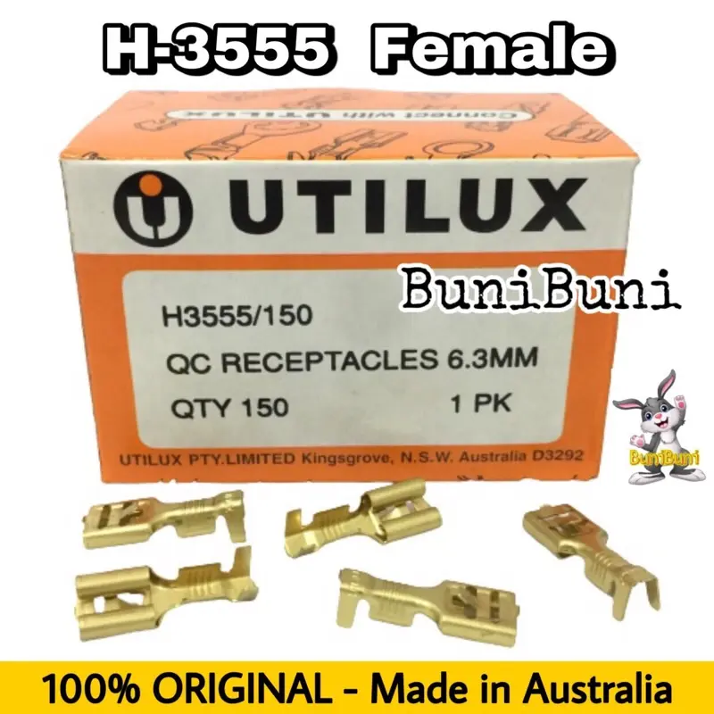 TERMINAL Skun UTILUX Gepeng Cewek / Female Cewe Perempuan H3555 Original (ECERAN - HARGA 1 Pcs)