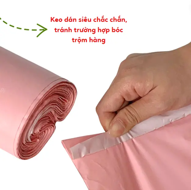 Túi Niêm Phong Màu Vàng Tươi Nhiều size, Chống Nước Tự Dính Siêu Dai Siêu Rẻ - Bao Bì Giá Xưởng 6