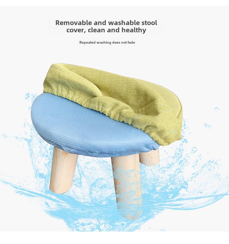 Product Introduction of Cute Wooden Child Sofa Stool Cartoon Fashion Creative Small Stool 7