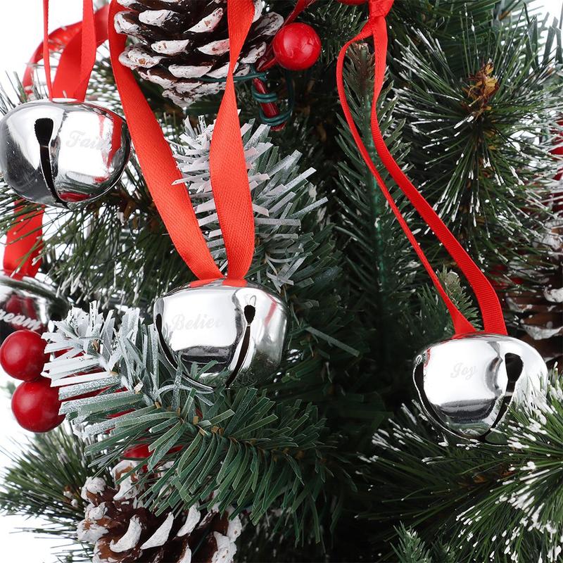 Product Introduction of Decoration Holiday Craft Christmas Jingle Bells Christmas Believe Bells Ornament Joy 13
