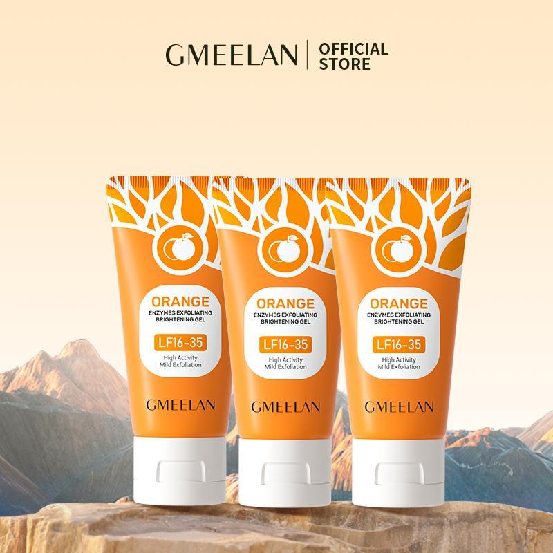 【HOT GMEELAN Gel Tẩy Tế Bào Chết ORANGE EXFOLIATING 50g*3 Tẩy Da Chết Nhanh Chóng Không Gây Hại Làm Sạch Và Làm Sáng Da