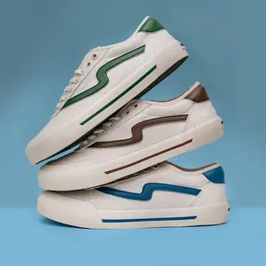 Sepatu Patrobas Ivan Classic Low Court Green, Olympic Blue & Vintage Brown ( SIZE 35 - 45 ) - Sneakers Canvas Original Made in Indonesia
