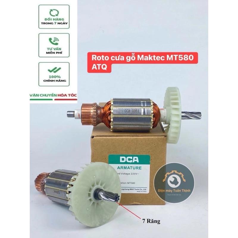 Roto máy cưa gỗ Makita Maktec MT580 583 5801 máy cưa gỗ lắp lưỡi 185 Tặng 1 bộ chổi than