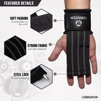 Gambar CoreNation Active Fast Grip Power Lifting Strap Tangan - HOOK STRAP, GREEN dari CoreNation Active Kota Surabaya 1 Tokopedia