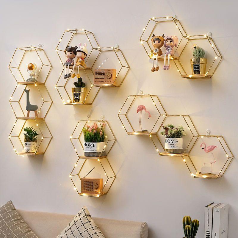 Giá Để Đồ Gắn Tường, Không Cần Đục Lỗ, Thiết Kế Tối Giản Và Sáng Tạo, Phong Cách Bắc Âu, Thích Hợp Để Trang Trí Tường Phòng Khách Phòng Ngủ Và Phòng Ăn, Giá Để Đồ Phòng Decor Đựng Sách Kệ Sách Trưng Bày Decor Phòng 7
