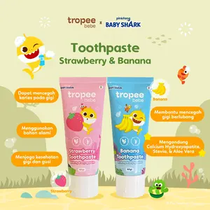 [GIFT WITH PURCHASE] Tropee Bebe x Pinkfong Toothpaste 60gr