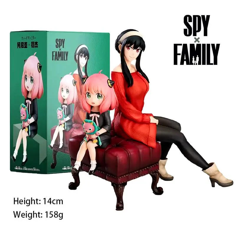 15CM Anime SPYFAMILY Anya Alstreim Yor Forger Action PVC Table Decoration Figure Model Toy Gift For Children