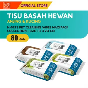 M-Pets Cleaning Wipes Maxi Pack Collection/Tisu Basah Hewan