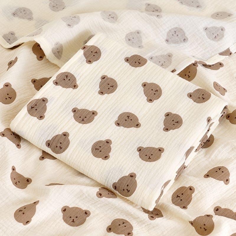 Khăn Xô Muslin Đa Năng 2 Lớp Siêu Thấm Hút Mềm Mại Cho Bé 7