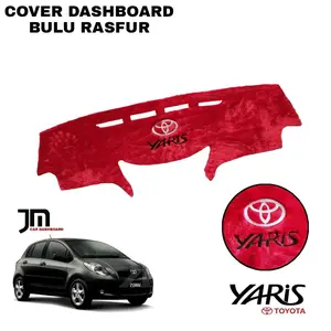 Cover alas karpet pelindung dashboard mobil  YARIS bakpao bulu bodir custom nama