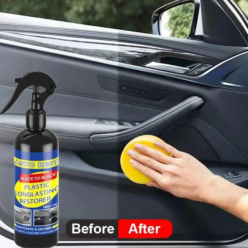 Restorer Back To Black Gloss Car Cleaning Products Plastic Leather Restore Auto Polish And Repair Coating Renovator