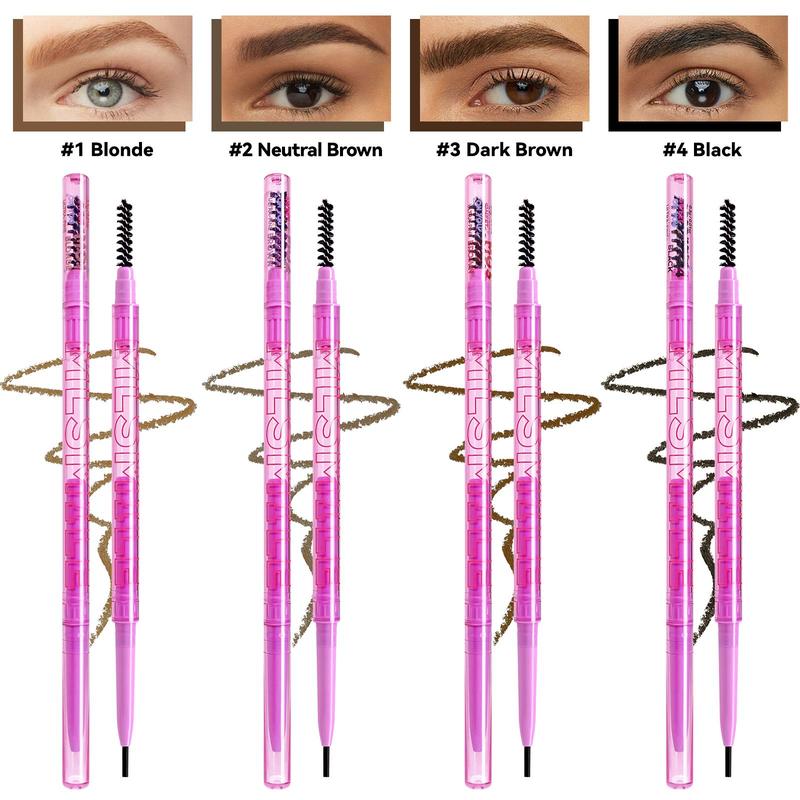 Product Introduction of Waterproof Eyebrow Pencil with Brush, 1 Count Long Lasting Eyebrow Pencil, Eye Brow Makeup Tool, Makeup Accessories for Women 6