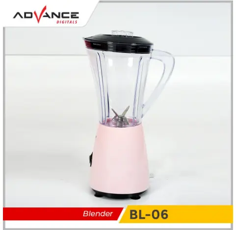 Advance Blender(Mesin Pelumat) Gelas Plastik 180W 1.2L Food chopper juicer Dan Mixer Kecepatan Variabel bl-06 5