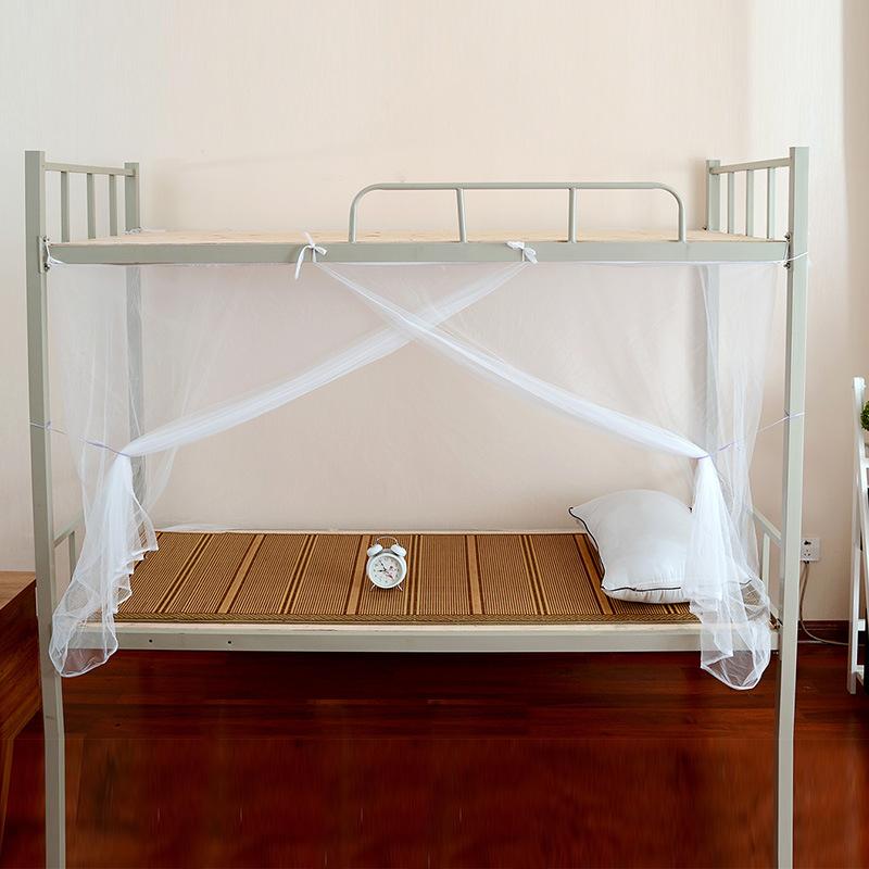 Dormitory Bunk Bed Student Mosquito Net Single Double Home Dust-Free Elegant Top Zipper Old-Fashioned Mosquito Net 0
