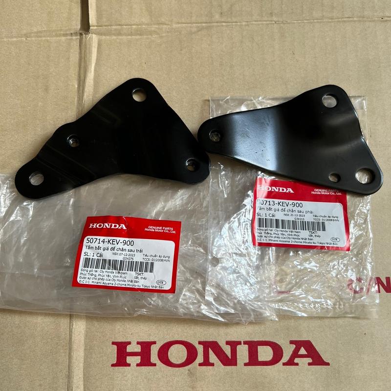  Cặp pas sắt đen gác chân wave Nhỏ Honda 