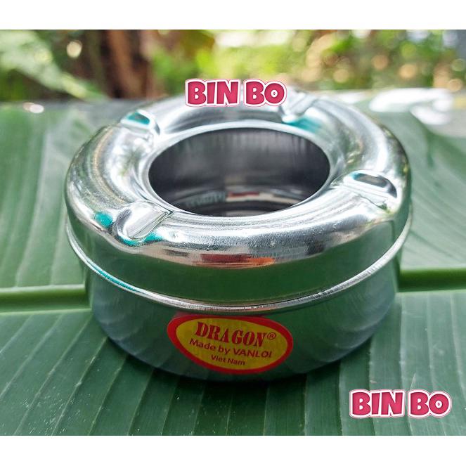 Gạt tàn thuốc inox loại lớn Vạn Lợi Dragon
