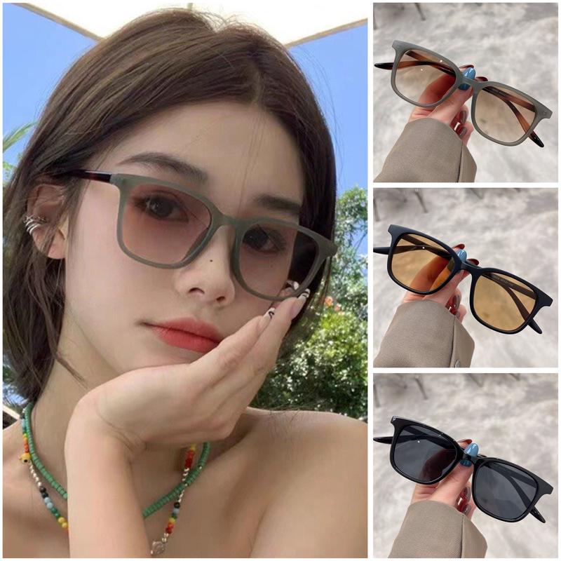 Mắt kính râm mát thời trang nam nữ gọng kính nhựa PC cao cấp chống tia UV400 phong cách Hàn Quốc siêu hot đi biển đi chơi đẹp cá tính nhiều màu 254