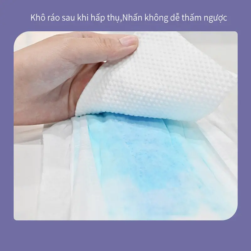 Misecr 10 gói/30 miếng Quần lót nữ, băng vệ sinh chống tràn bên hông siêu mỏng thoáng khí Tampon 4