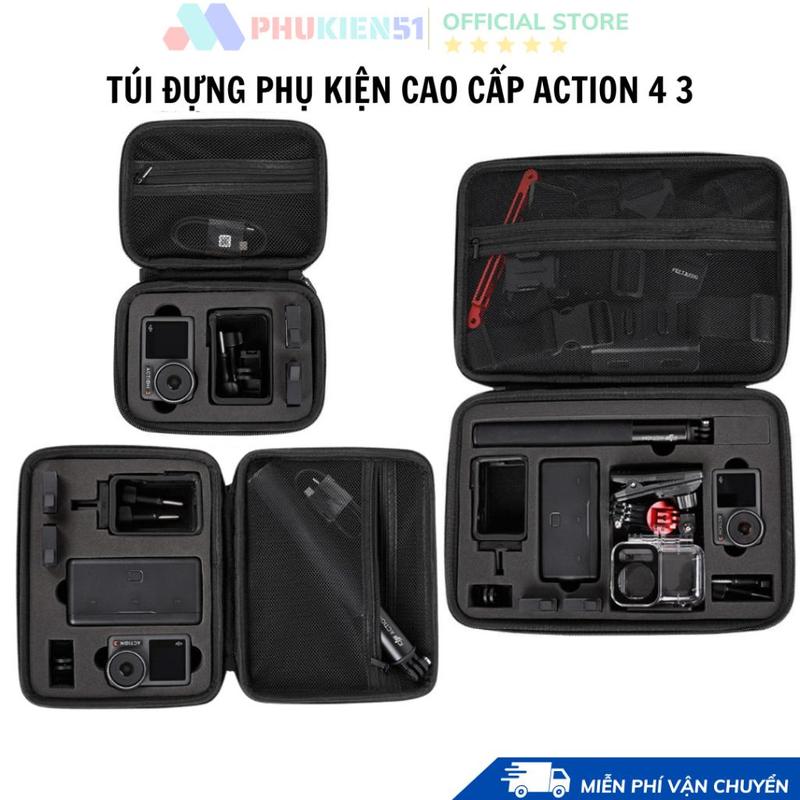  Túi đựng phụ kiện cho Osmo Action 4 3 gọn gàng tiện lợi bảo vệ camera 