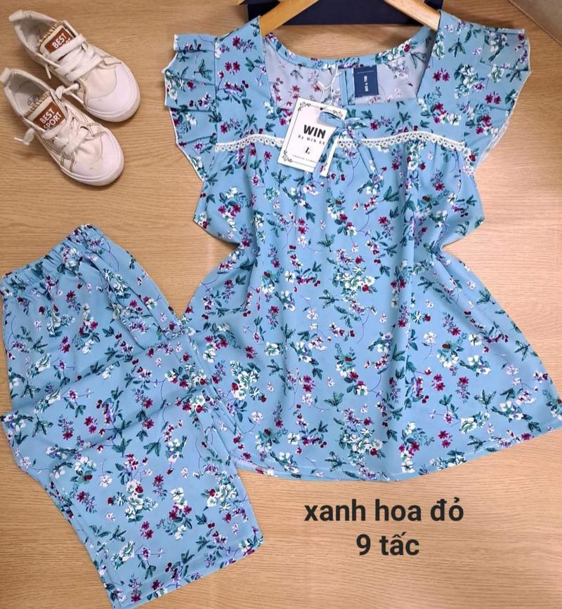 Product Introduction of Đồ bộ  quần 9 tấc có túi vải lụa mềm, size từ 40 đến 90 ký,hoa sẽ thay đổi theo từng đợt ạ 8