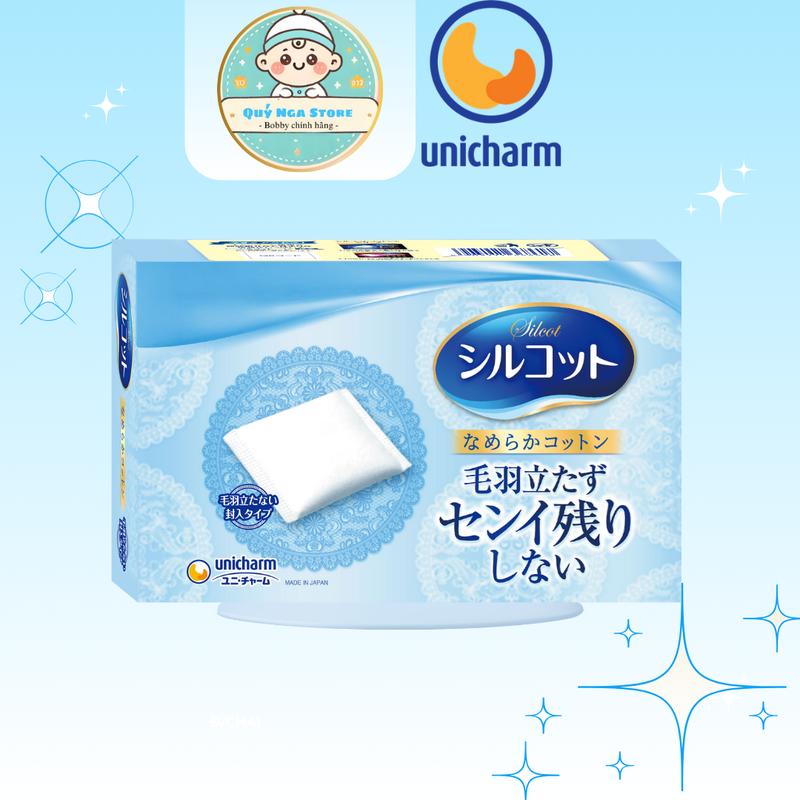 Bông tẩy trang trang điểm SILCOT Hộp 82 miếng nhập khẩu Nhật Bản