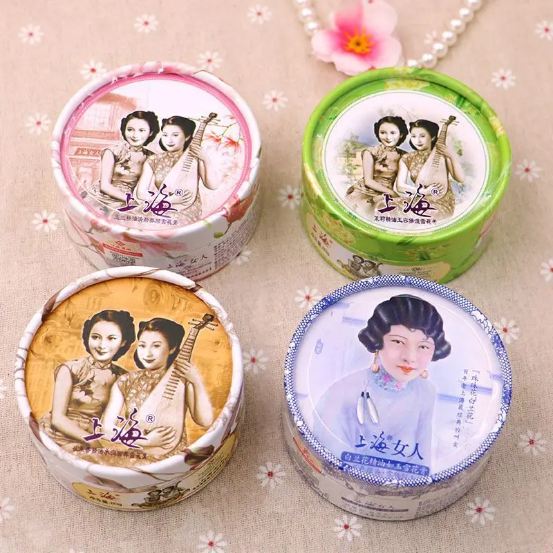 Kem Làm Mờ, Dành Cho Phụ Nữ Và Nam Giới, Thương Hiệu Thượng Hải, Kem Dưỡng Ẩm, 80G, Thương Hiệu Cũ, Kem Dưỡng Da Tay Khóa Nước, Thích Hợp Cho Nam Và Nữ